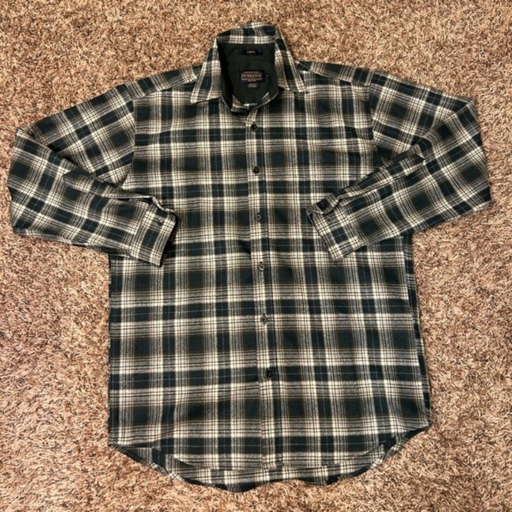 Pendleton Plaid Flannel Button Down - Men’s Size Medium